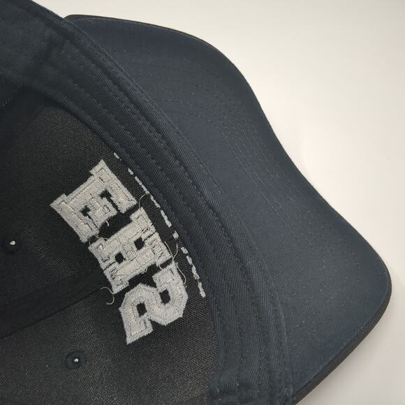 EHS Mustangs Strapback Baseball Cap Black OS Adjustable Embroidered Fanthread - Picture 7 of 8